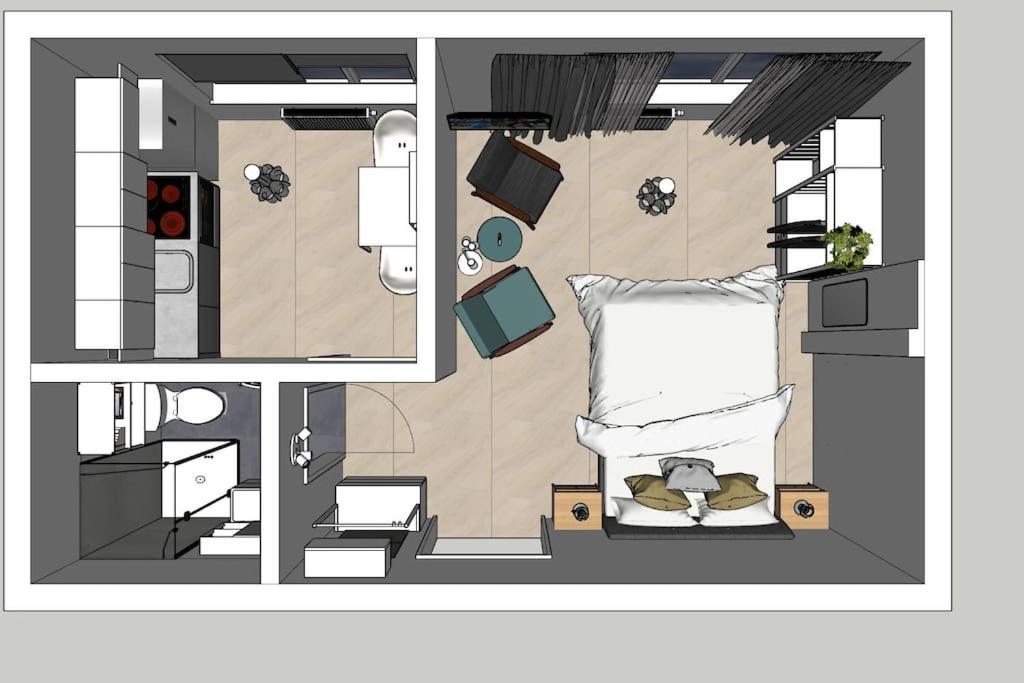 City Apartment Rudolf 26M2 グラーツ エクステリア 写真